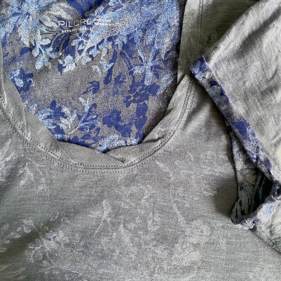 ANTHROPOLOGIE "PILCRO"- Scoop Neck T-Shirt - Picture 8 of 15